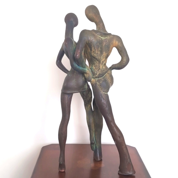 Vintage George Tudzarov Sensual Dancers Signed Zaro Sculpture Statue Figurine - Picture 5 of 8